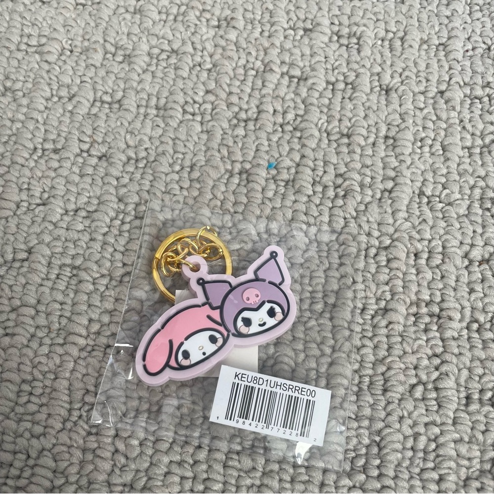 New Sanrio friend of the month kuromi and my Melody keychain